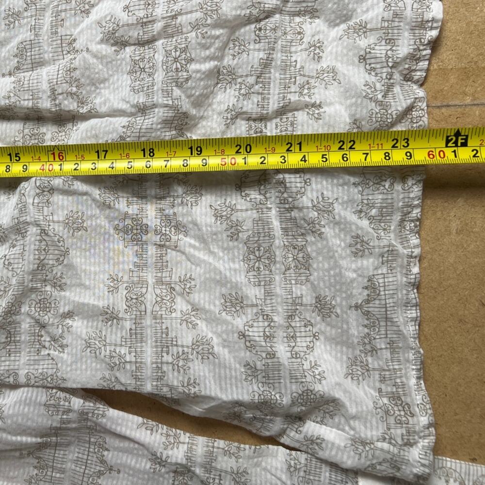 Vintage Pendleton White/Brown Button-Up Long Slee… - image 6